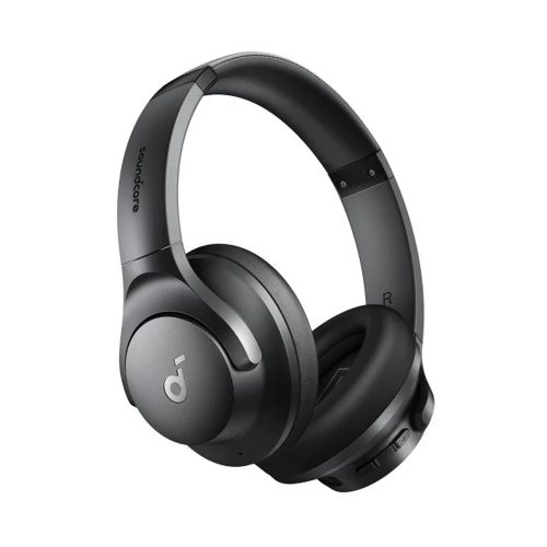 Auriculares Soundcore Q20i con cancelación de ruido y conexión Bluetooth en color negro