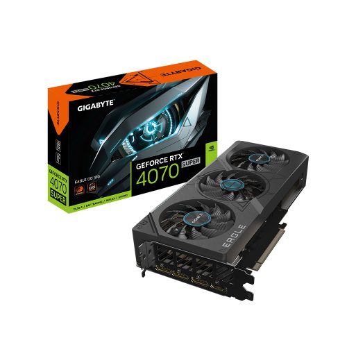 Tarjeta Gráfica Gigabyte GeForce RTX 4070 SUPER Eagle OC 12GB GDDR6X Rendimiento Máximo