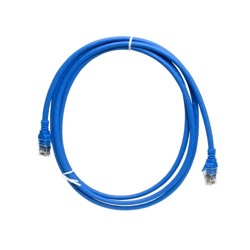 Cable Red Patch Cord Cat 6 Dixon 2m Color Negro Alta Velocidad Conectividad Ethernet