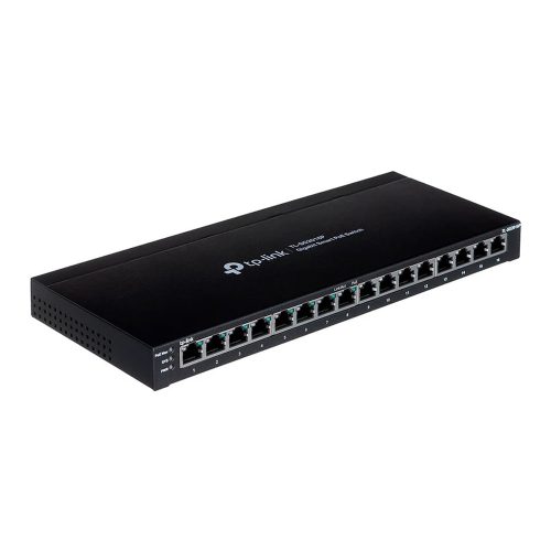 Switch TP-LINK TL-SG2016P 16 Puertos Gigabit 8 Puertos PoE+ Administración Fácil