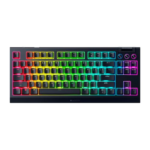 Teclado Razer BlackWidow V4 TKL Wireless Bluetooth Mecanico Switch Naranja Hot-Swap RGB
