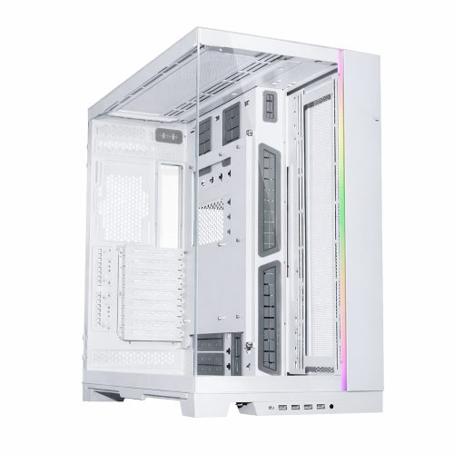 Case Mid Tower LIAN LI O11 Dynamic EVO XL capacidad de refrigeración alta color blanco