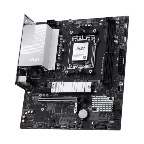 Motherboard MSI PRO B850M-B GEN4 2 DIMM DDR5 A conectividad