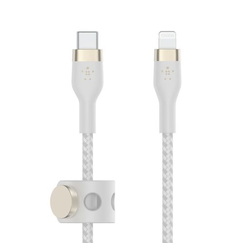 Cable Lightning Belkin BoostCharge 3 m USB-C macho a Lightning macho blanco